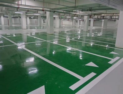 常德常德小区停车场标线